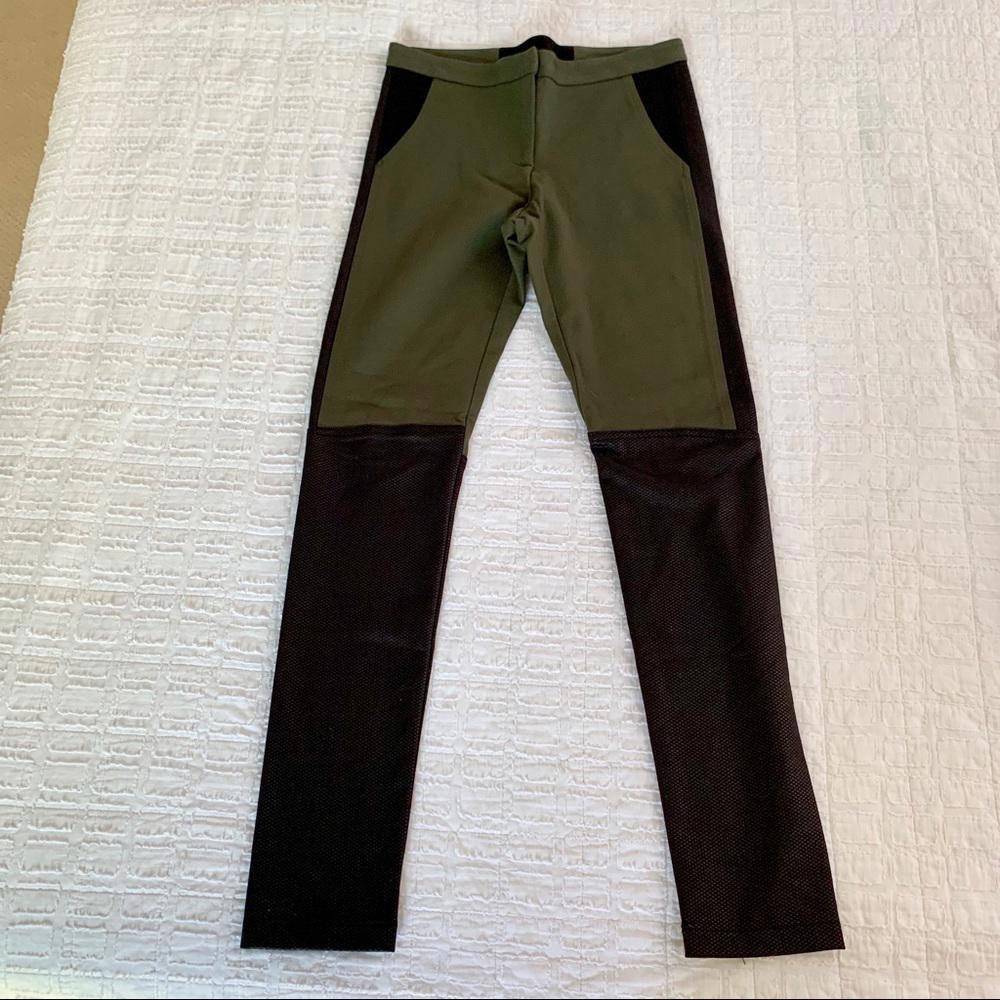 Waverly Grey Paneled Ponte Legging NWOT Sz 4 Small